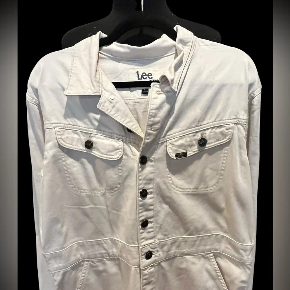 NWOT Lee Union Alls Twill Denim Jumpsuit - Picture 3 of 7